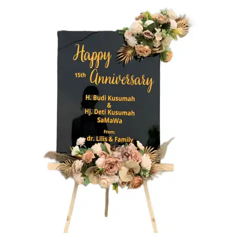 Papan Bunga Akrilik Blederan